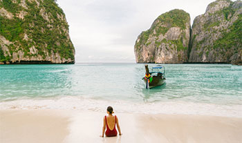 3. Maya Bay Beach, Thailand
